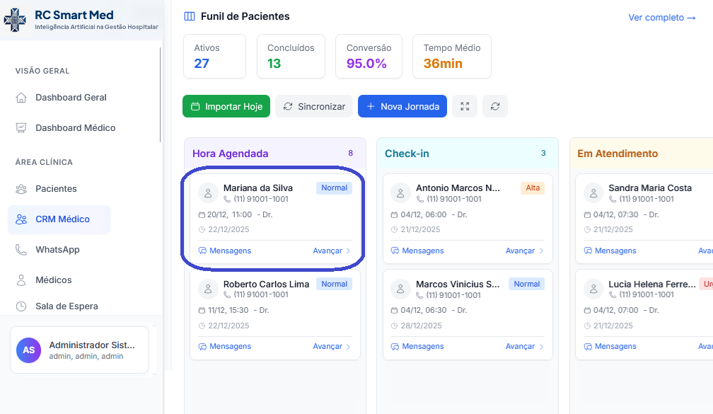 Agendamento RC Smart Med